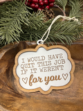 Coworker Wood Ornament