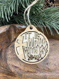It is Well With My Soul Wood Ornament