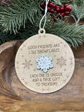 Friends Are Like Snowflakes
