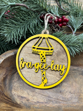 Frageelay Wood Ornament