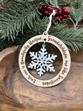 Grandchildren Wood Ornament