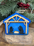 Nativity Wood Ornament