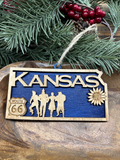 Kansas Wood Ornament