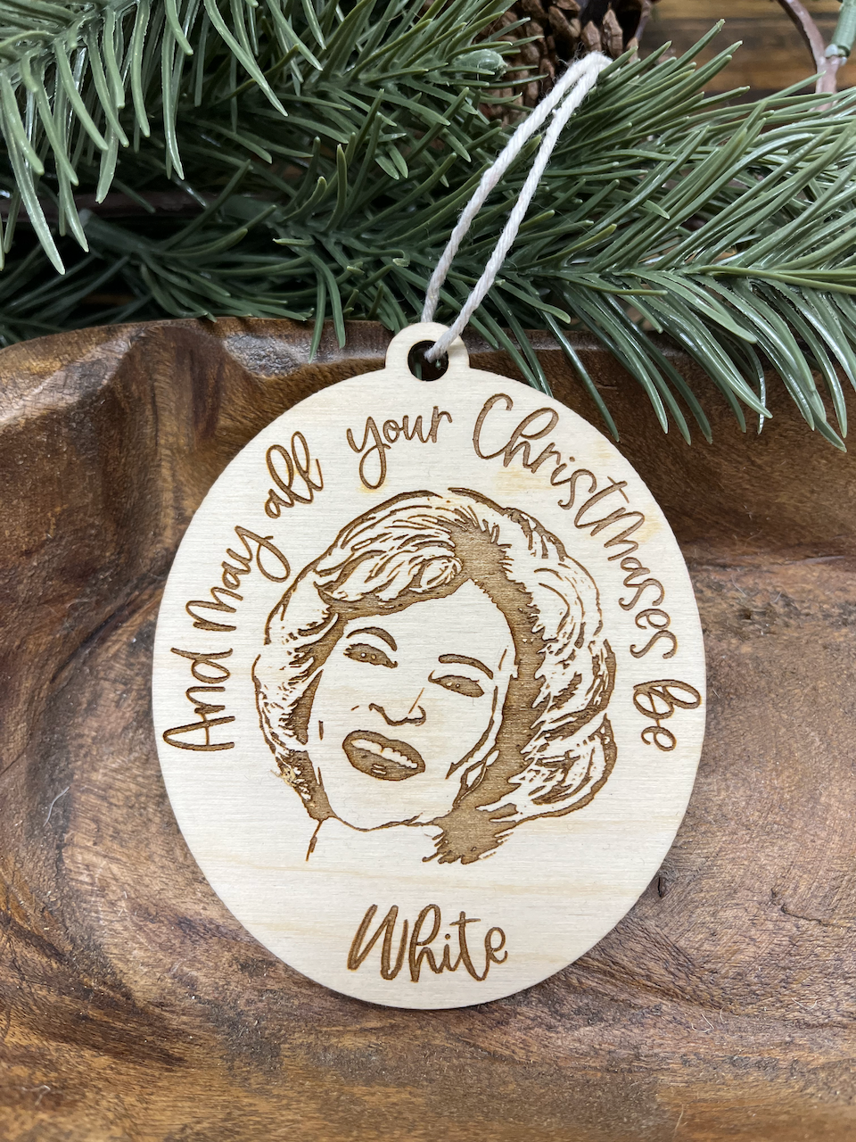 Betty Wood Ornament