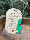 Maybe Christmas Wood Ornament