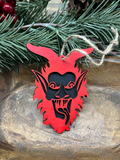 Krampus Wood Ornament