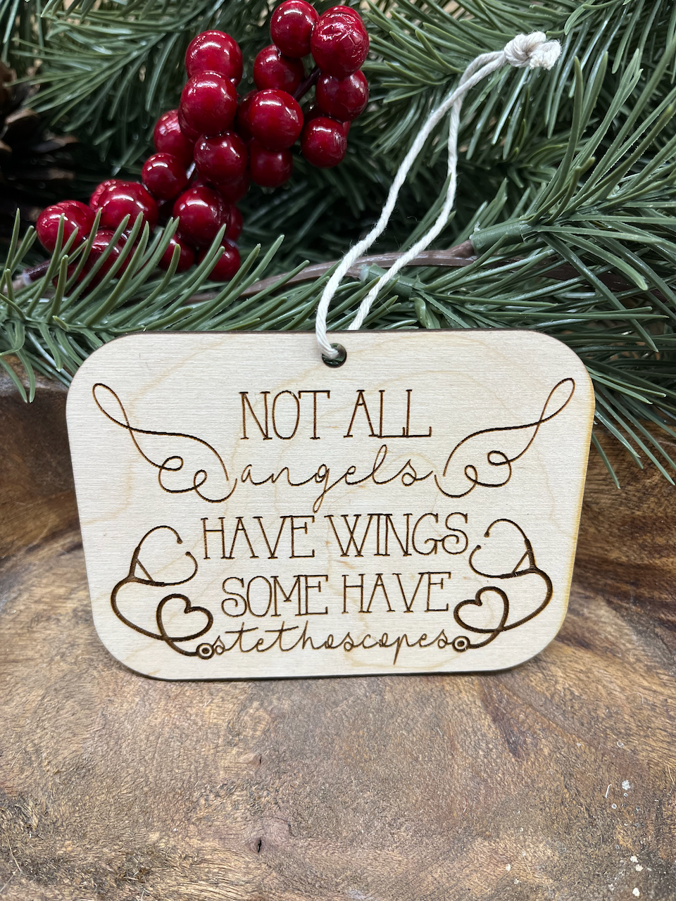 Nurses Wood Ornament