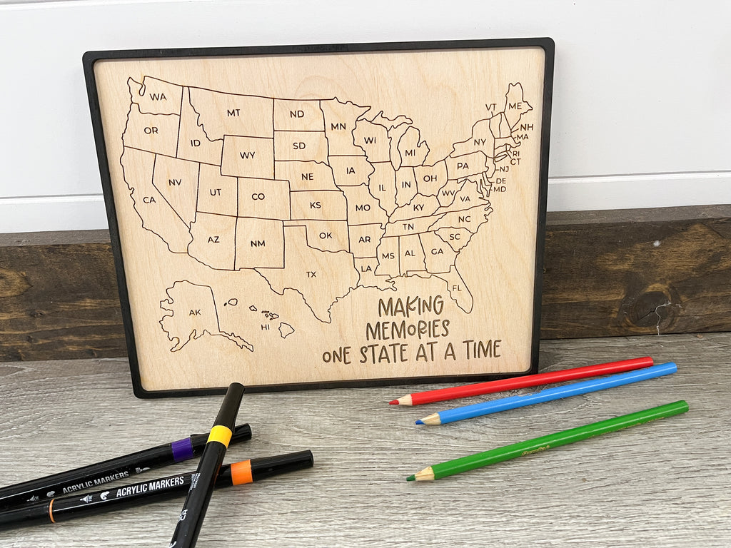 USA Travel Tracker Map