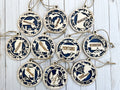 M-N State Wood Ornaments