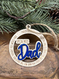 Special Needs Dad Wood Ornament