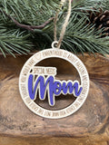 Special Needs Mom Wood Ornament