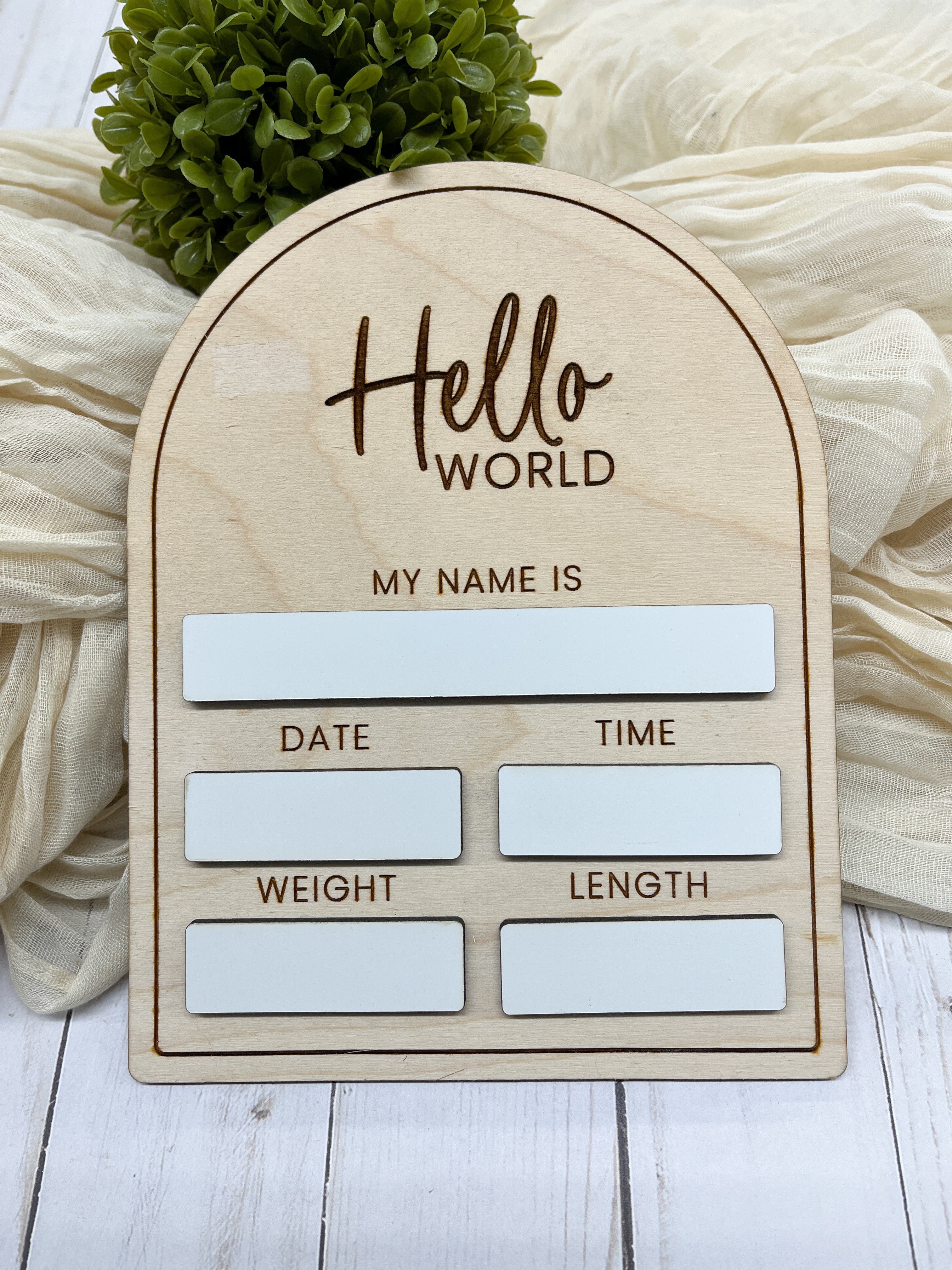 Hello World Sign