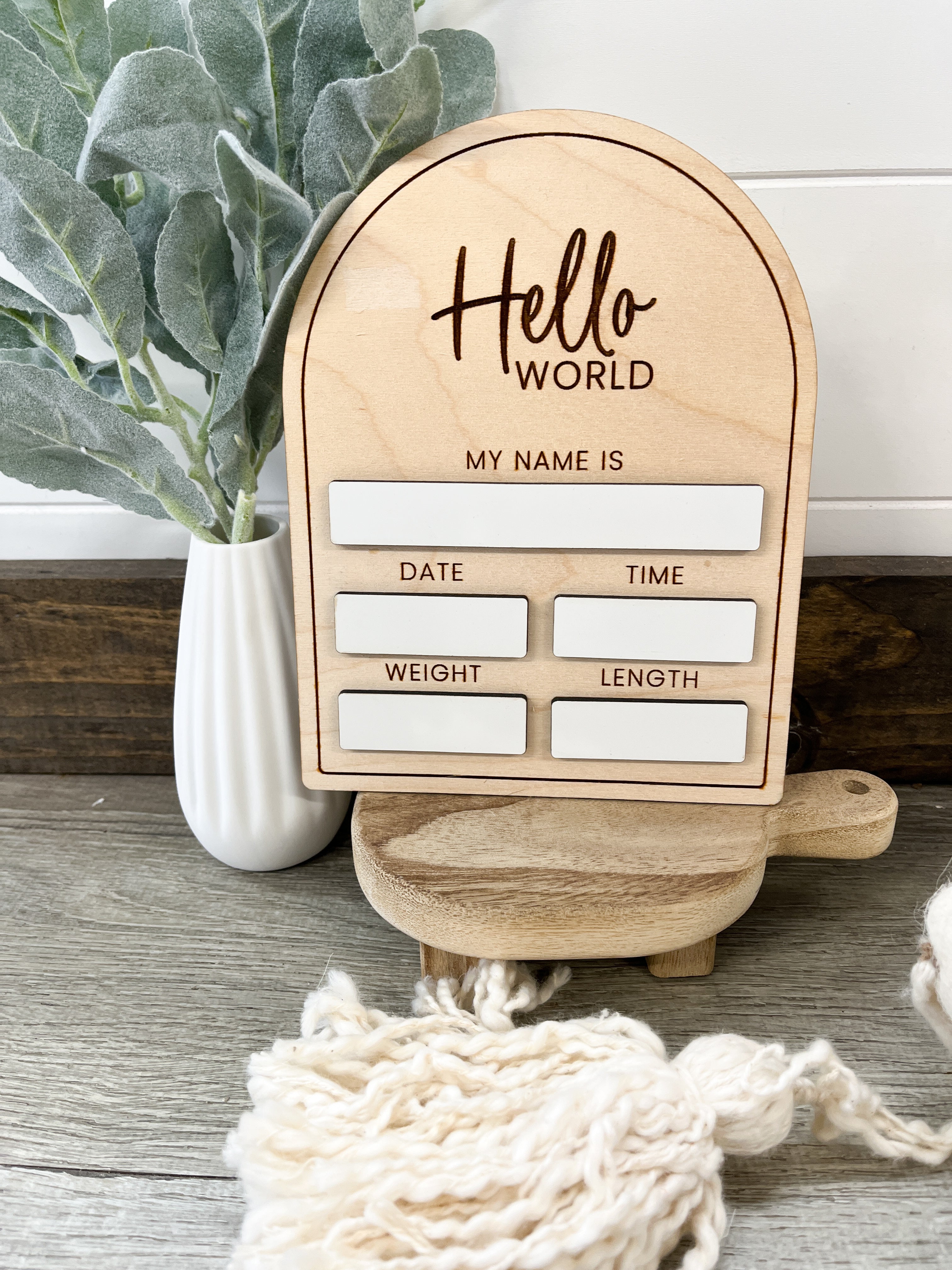 Hello World Sign