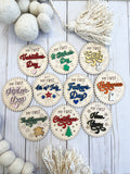 Baby Holiday Milestone Photo Props - Set of 10