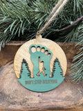 Bigfoot Wood Ornament