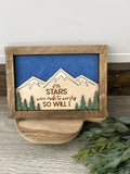 Stars Made To Worship Mini Sign
