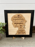 Taylor Albums Silhoutte Sign