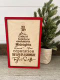Taylor Albums Tree Sign