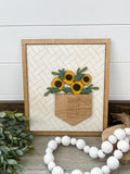Sunflower Home Sweet Home Sign