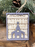 It Is Well With My Soul Wood Ornament