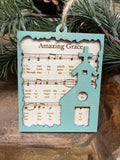 Amazing Grace Wood Ornament