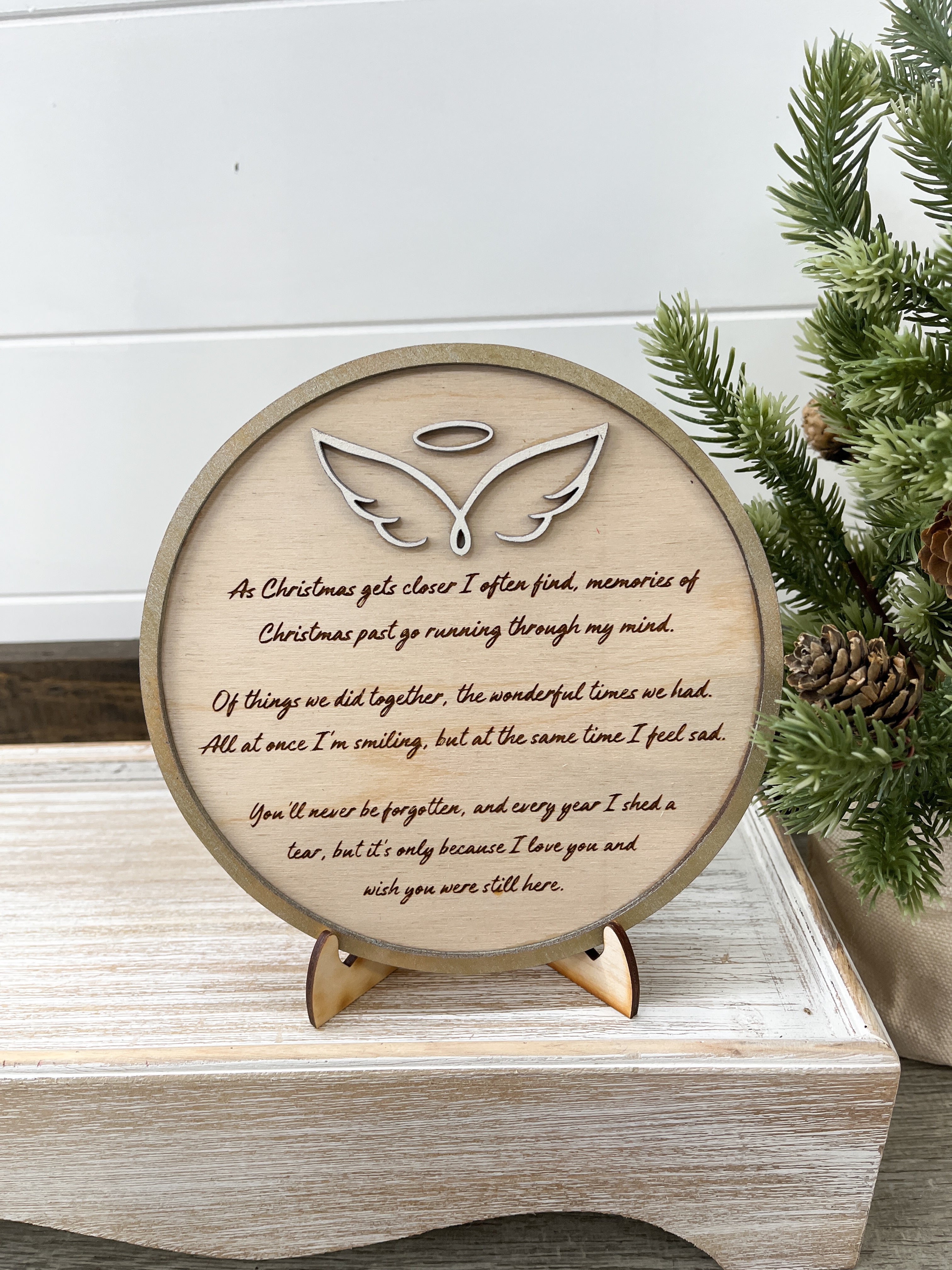 Christmas Memorial Sign