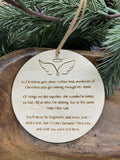 Memorial Wood Ornament