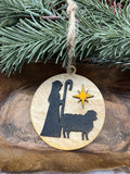 Religious Wood Ornament