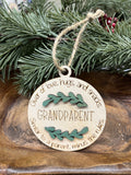 Grandparent Wood Ornament