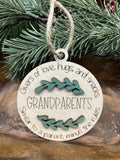 Grandparents Wood Ornament