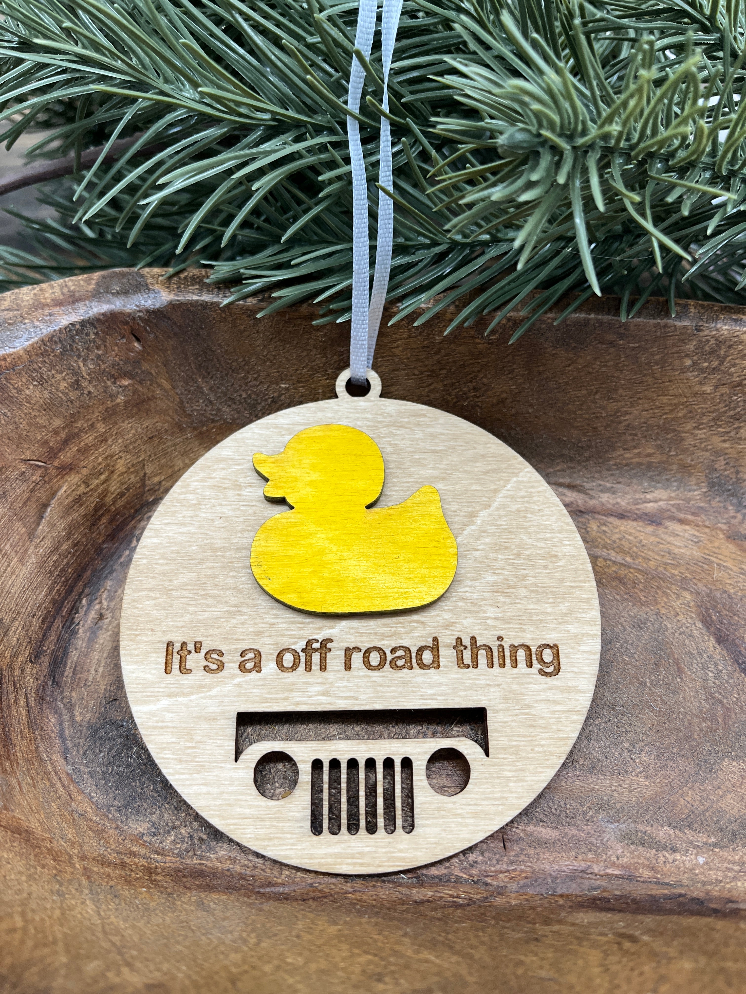 Jeep Wood Ornament