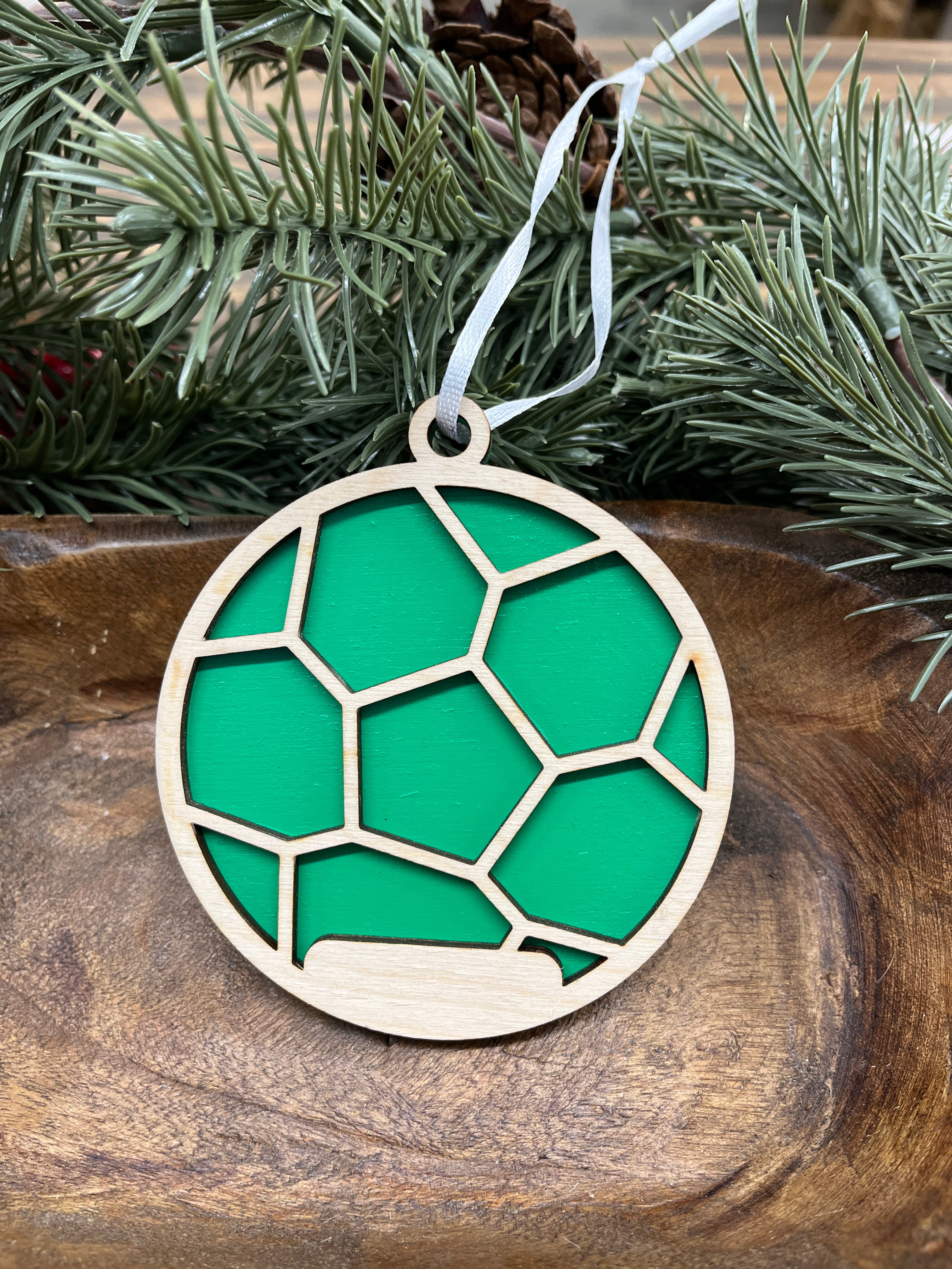 Personalized Sports Wood Ornament