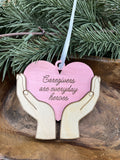 Caregivers Wood Ornament