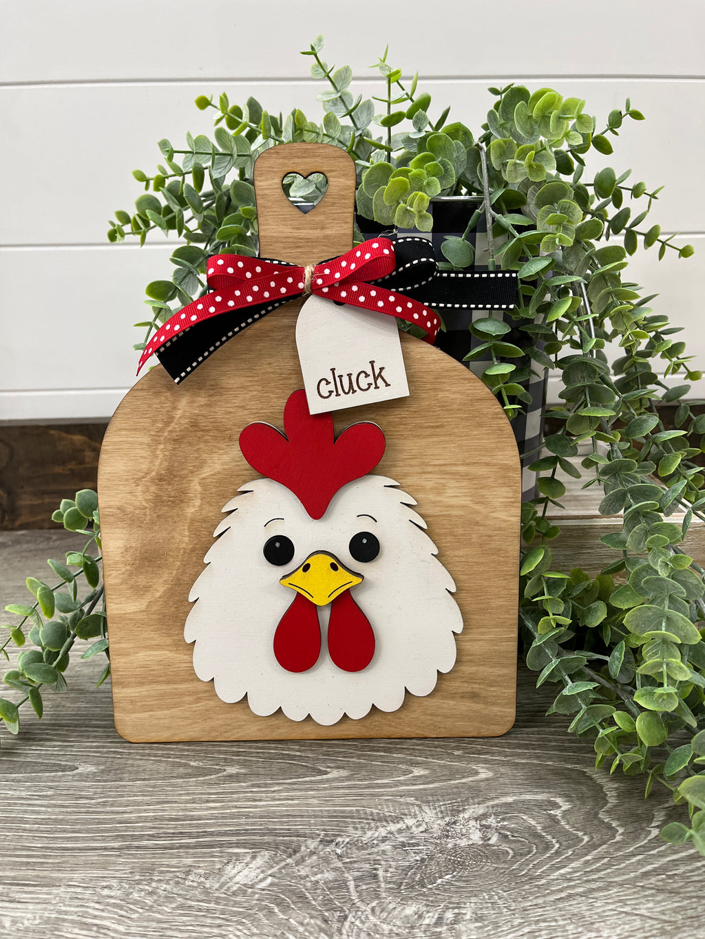 Farm Animal Faux Bread Board Sign