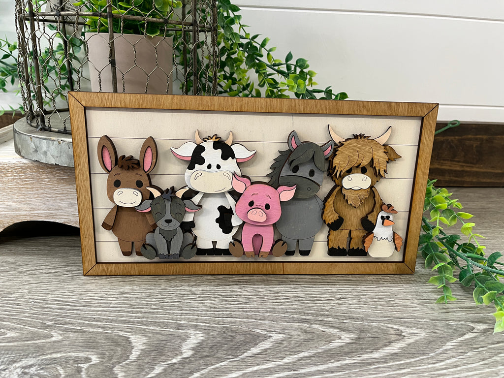 Farm Animals Sign