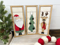 Santa and Reindeer Signs