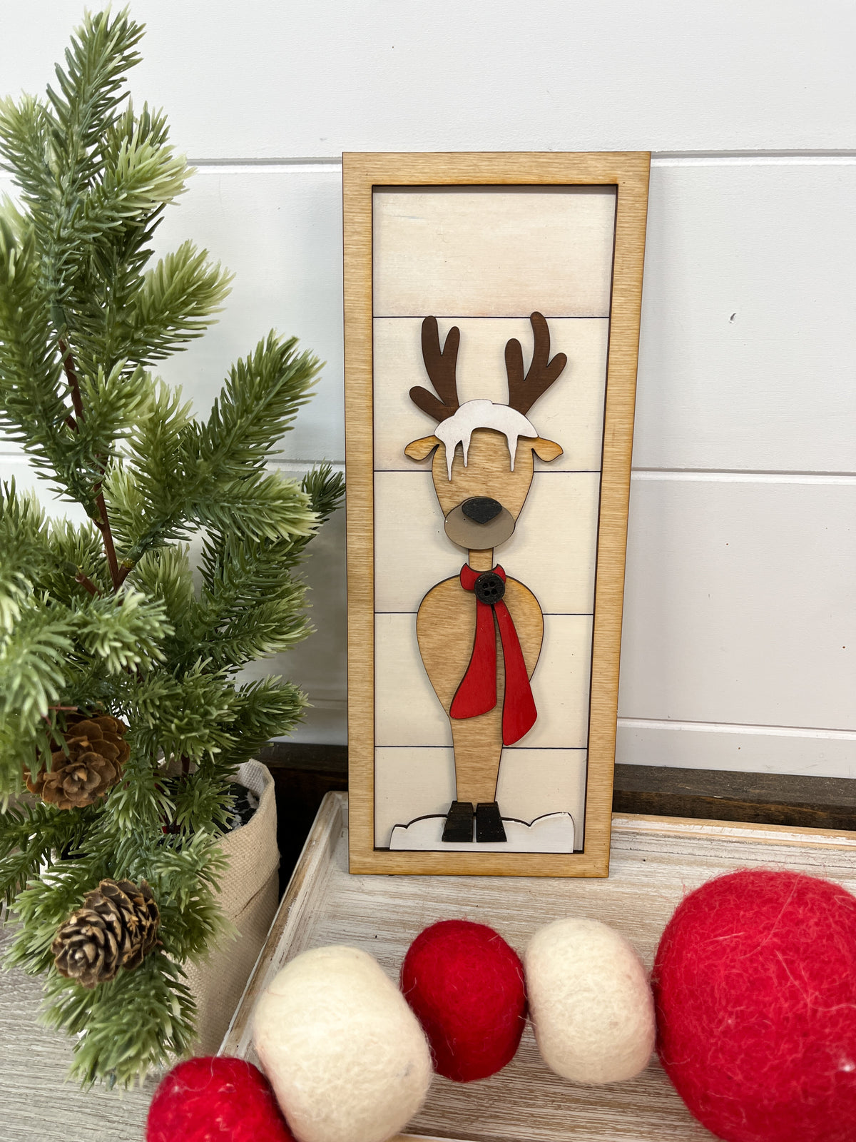 Santa and Reindeer Signs