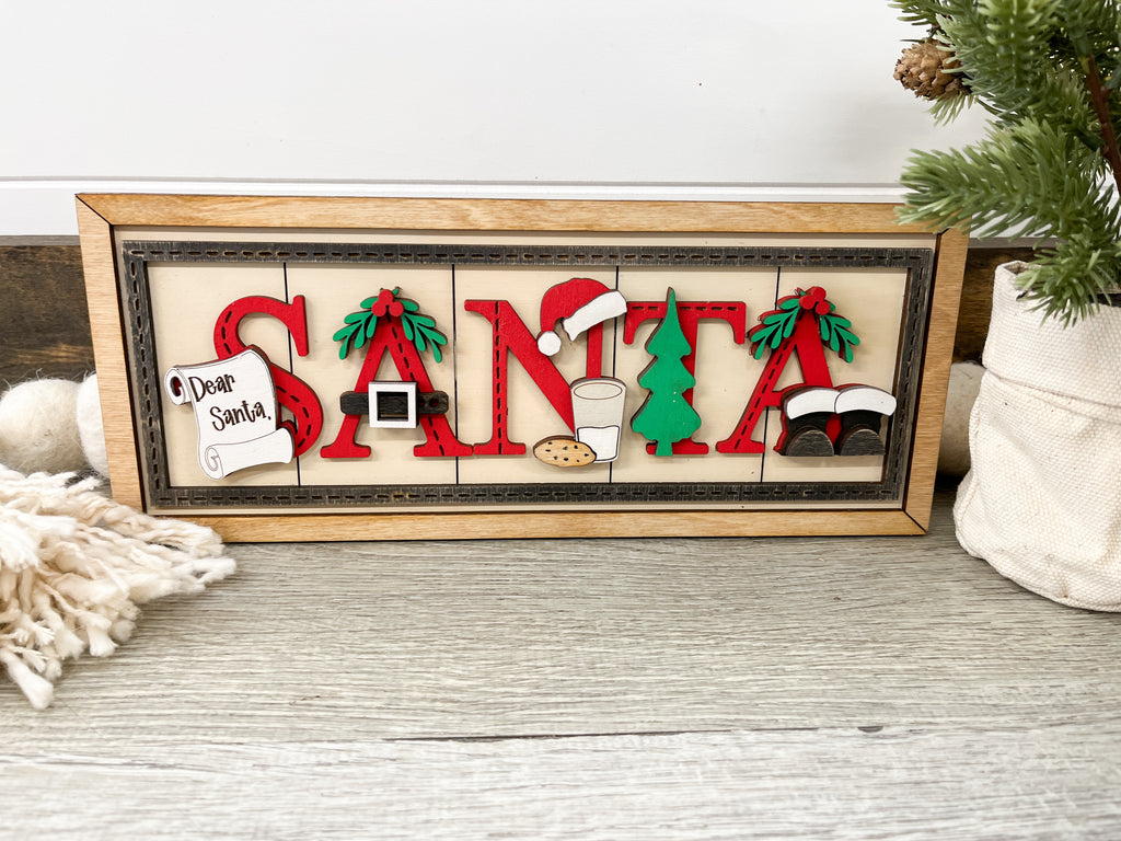 Santa sign