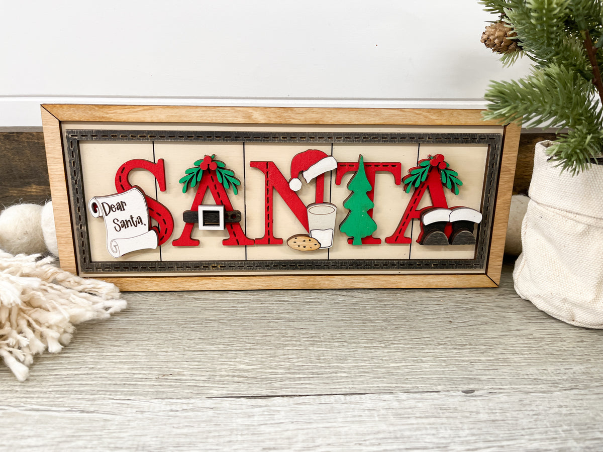 Santa sign