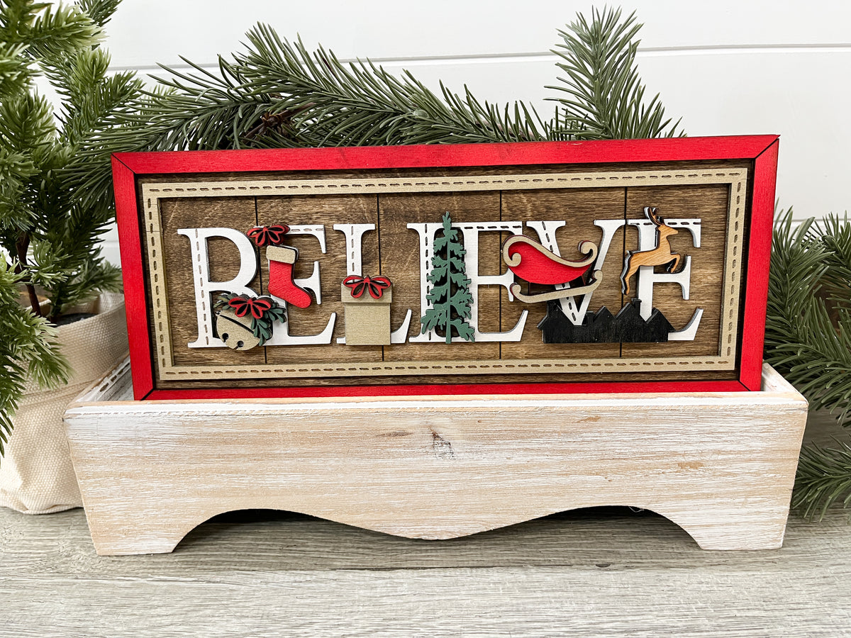 Christmas Believe Sign