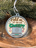ChatGPT Wood Ornament