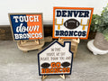 Denver Broncos Mini Signs