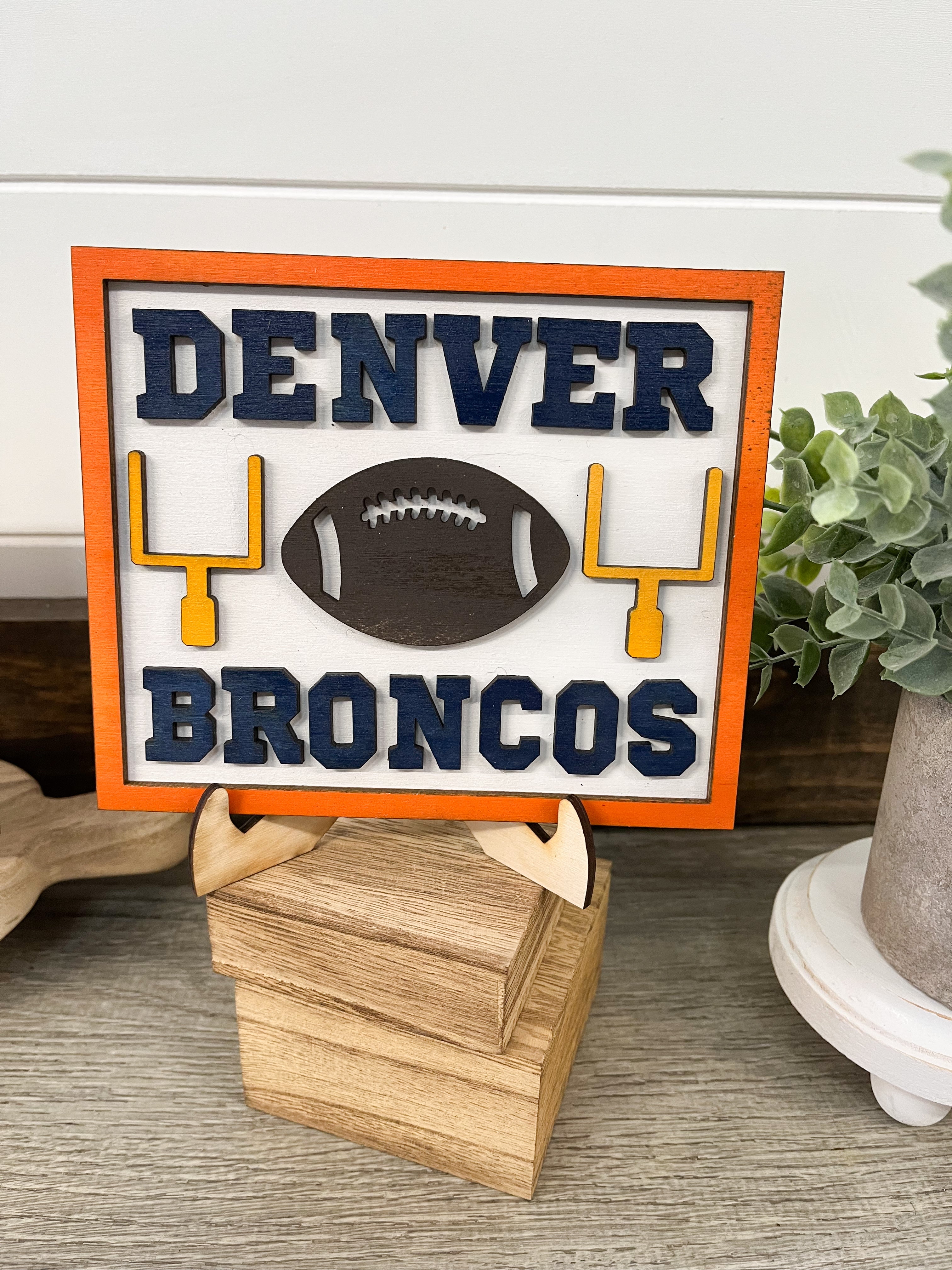 Denver Broncos Mini Signs
