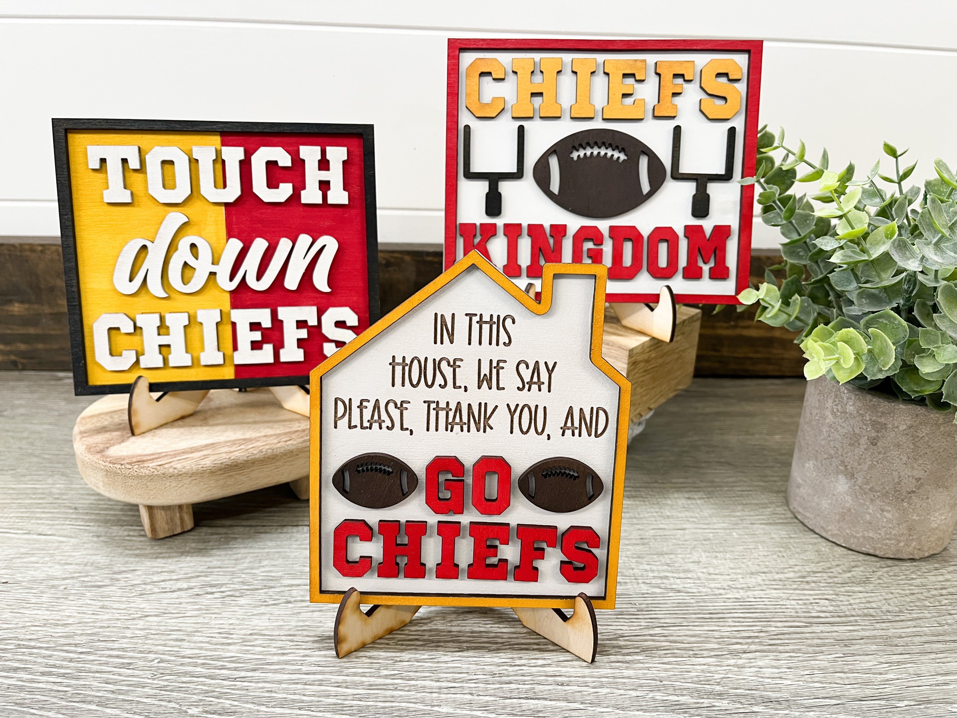 Kansas City Chiefs Mini Signs
