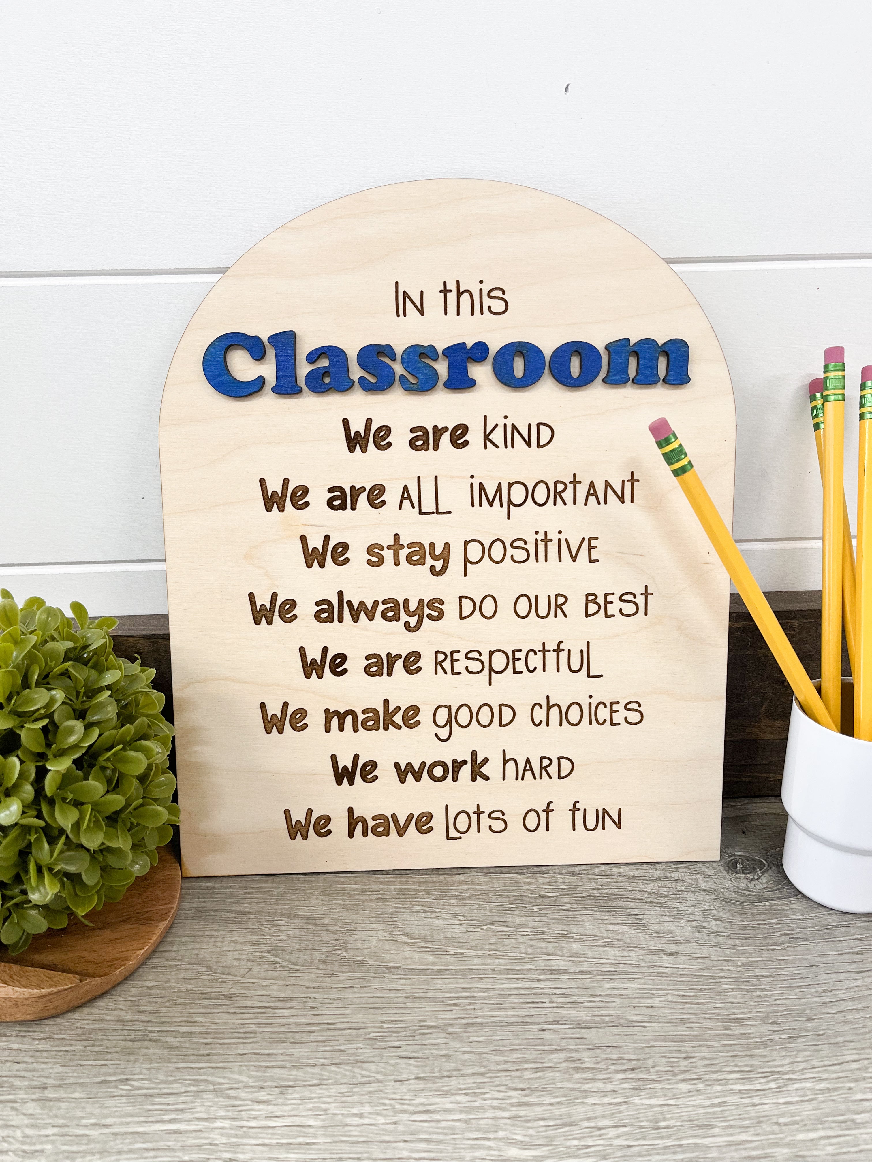Teacher In This Classroom sign