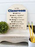 Teacher In This Classroom sign