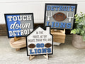 Detroit Lions Mini Signs