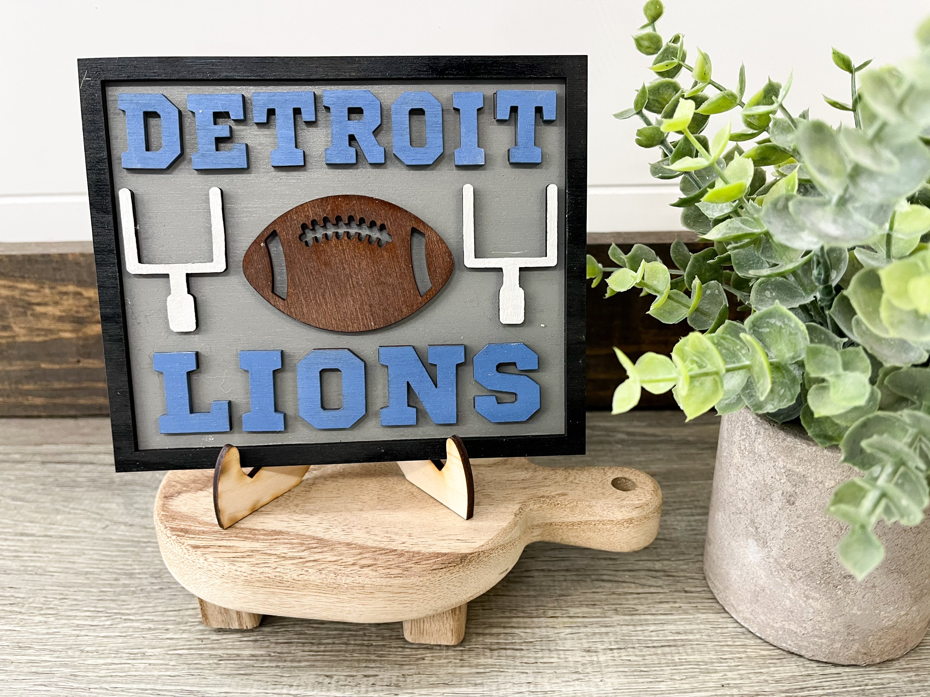 Detroit Lions Mini Signs