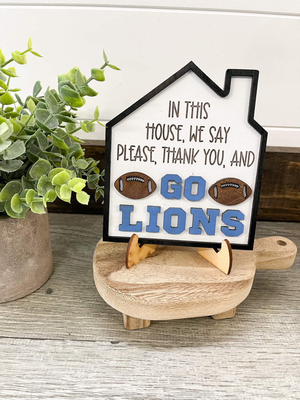 Detroit Lions Mini Signs