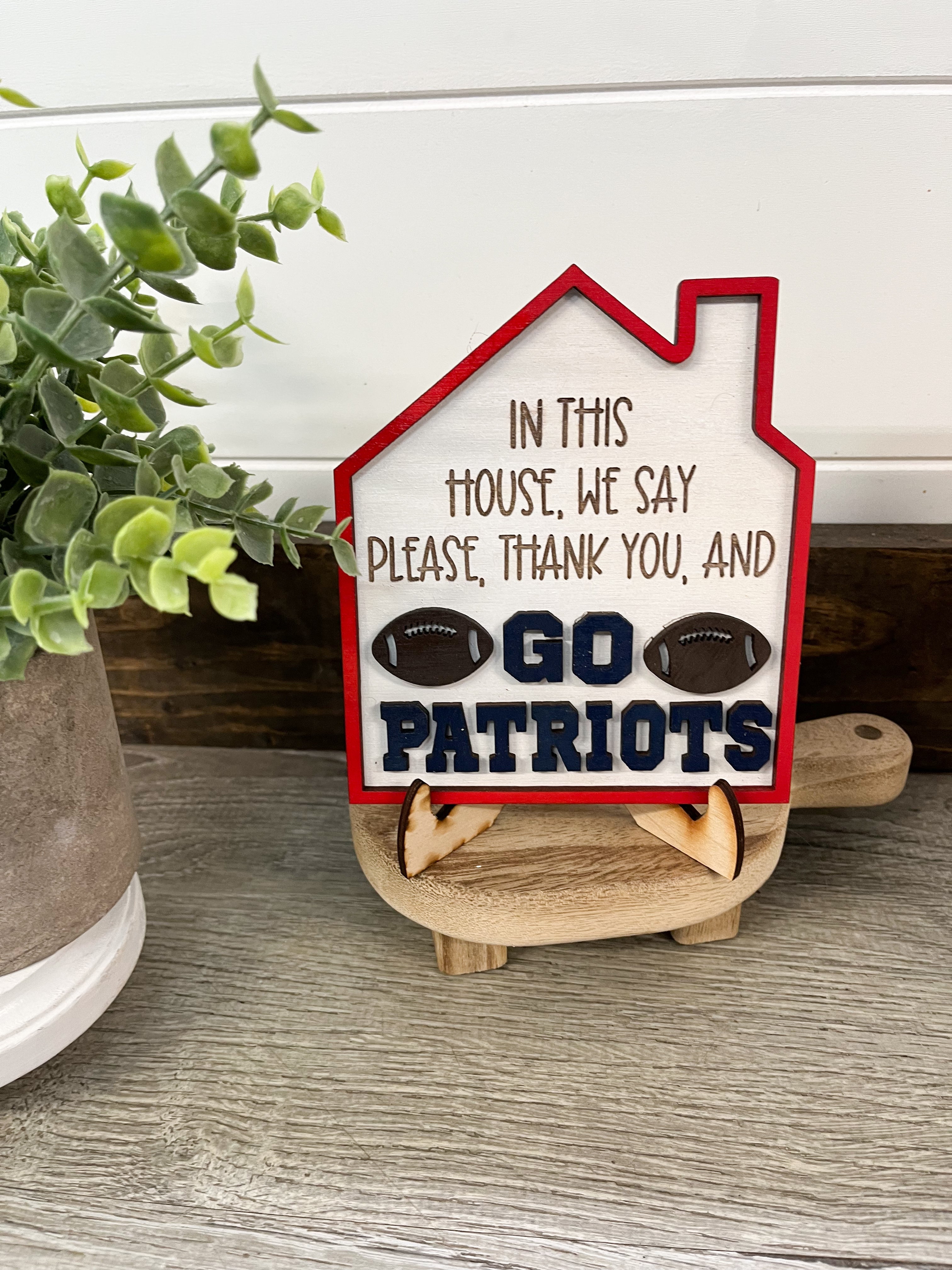 New England Patriots Mini Signs